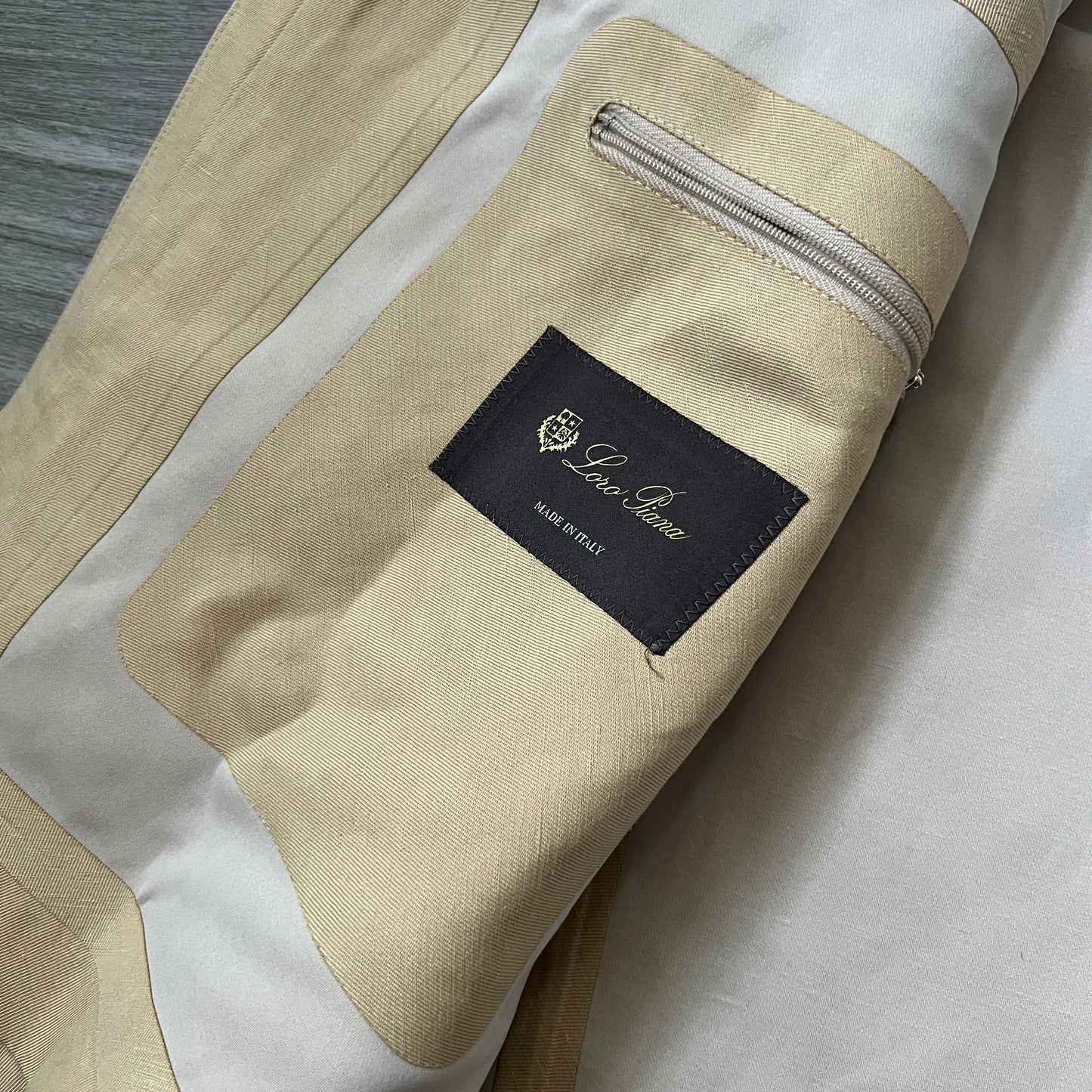 Loro Piana Linen Bomber Jacket