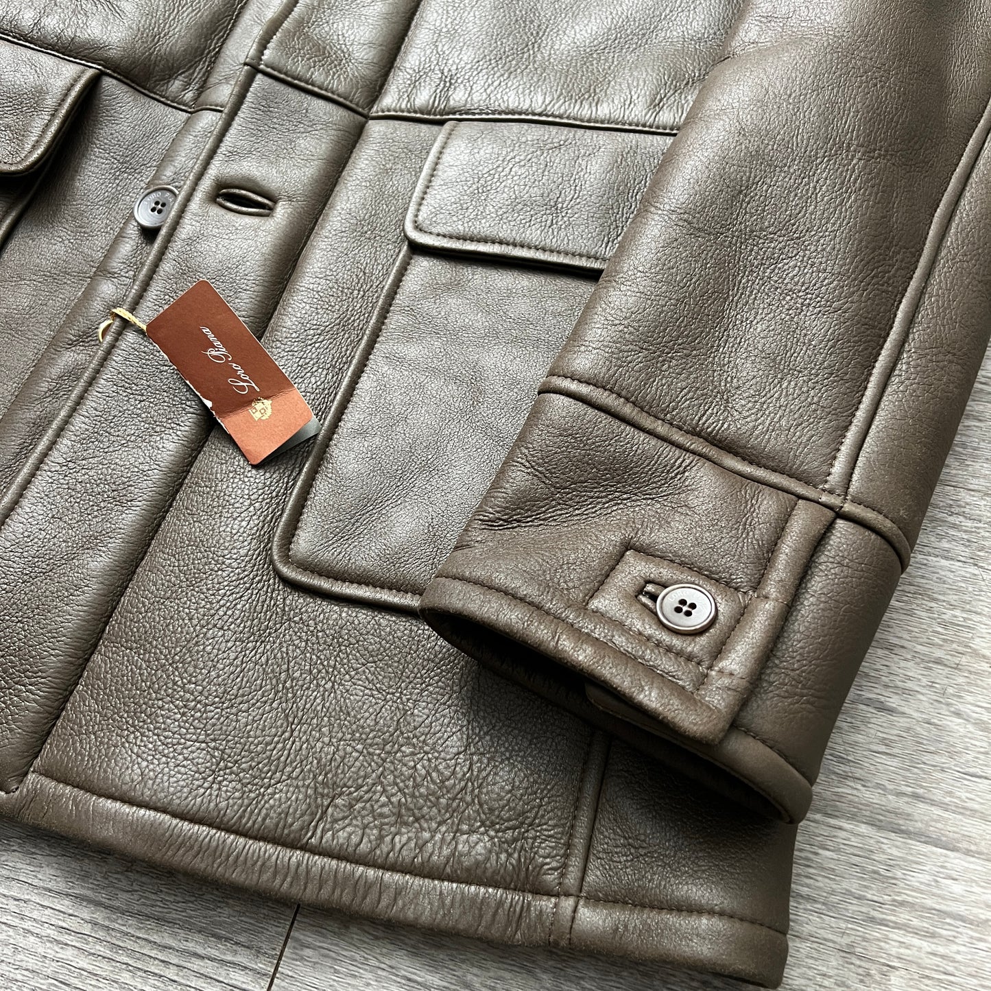 Loro Piana Shearling Hooded Coat