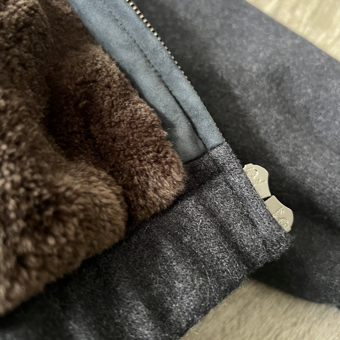 Loro Piana Castorino Fur Cashmere Bomber Jacket