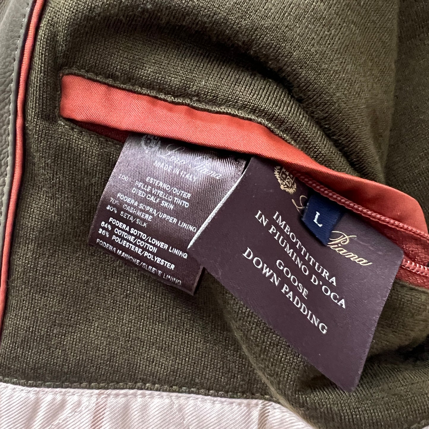 Loro Piana Quilted Leather Icer Coat