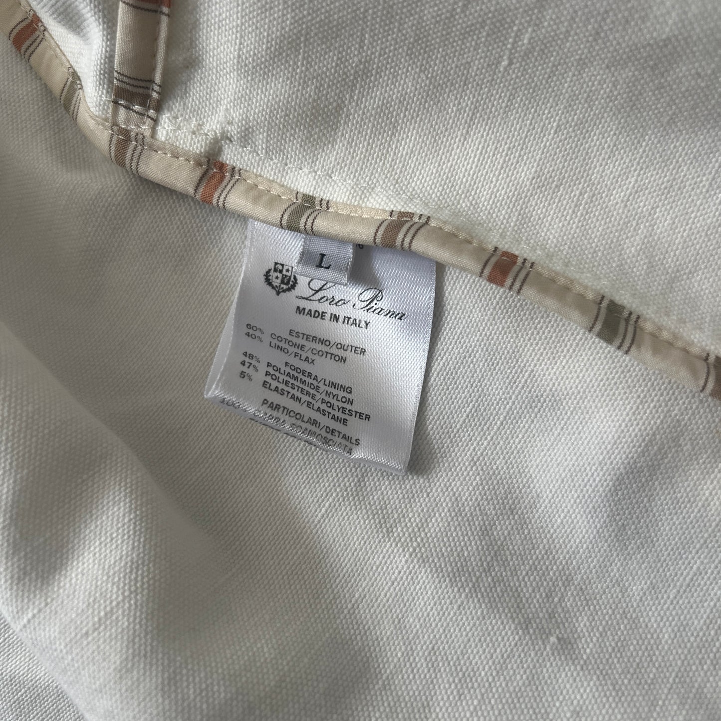 Loro Piana Linen Trucker Jacket