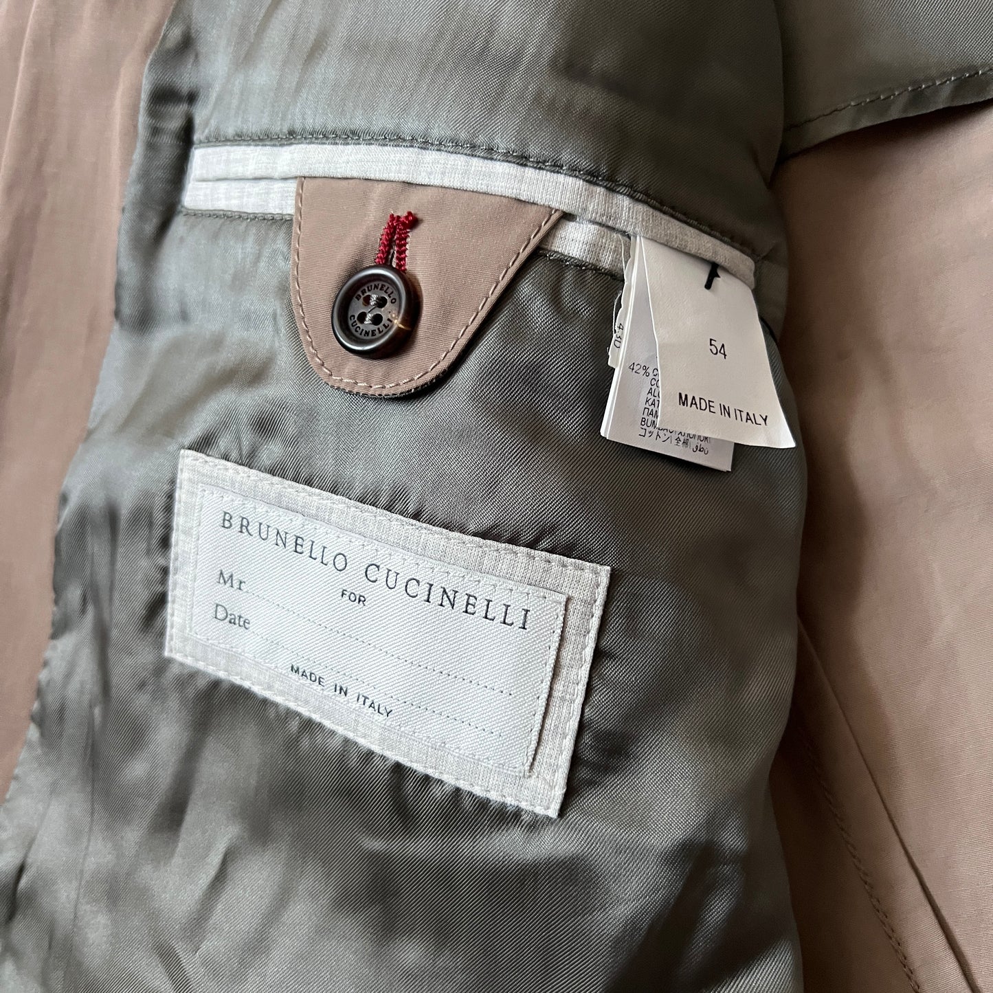 Brunello Cucinelli Waterproof Traveller Coat
