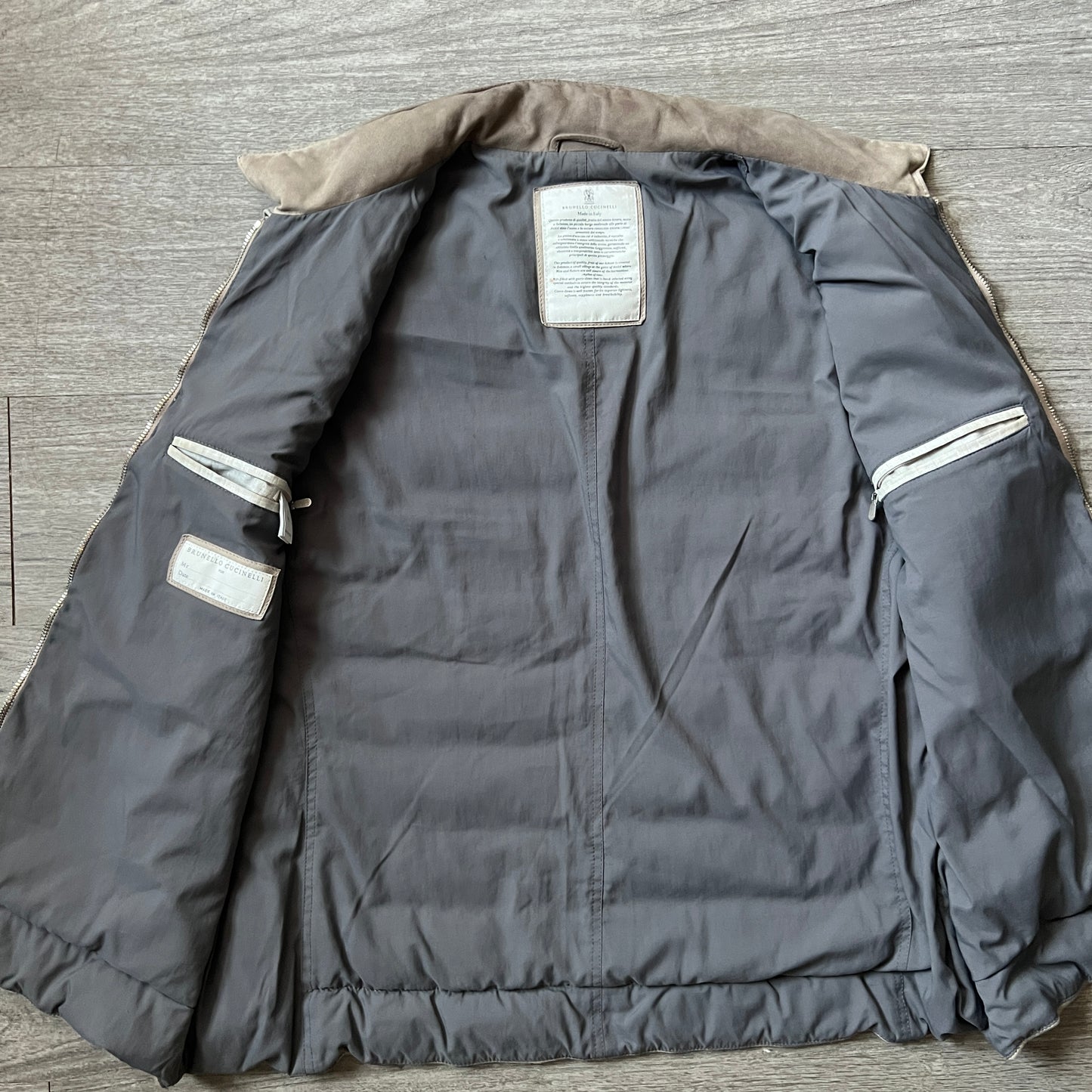 Brunello Cucinelli Suede Down Vest