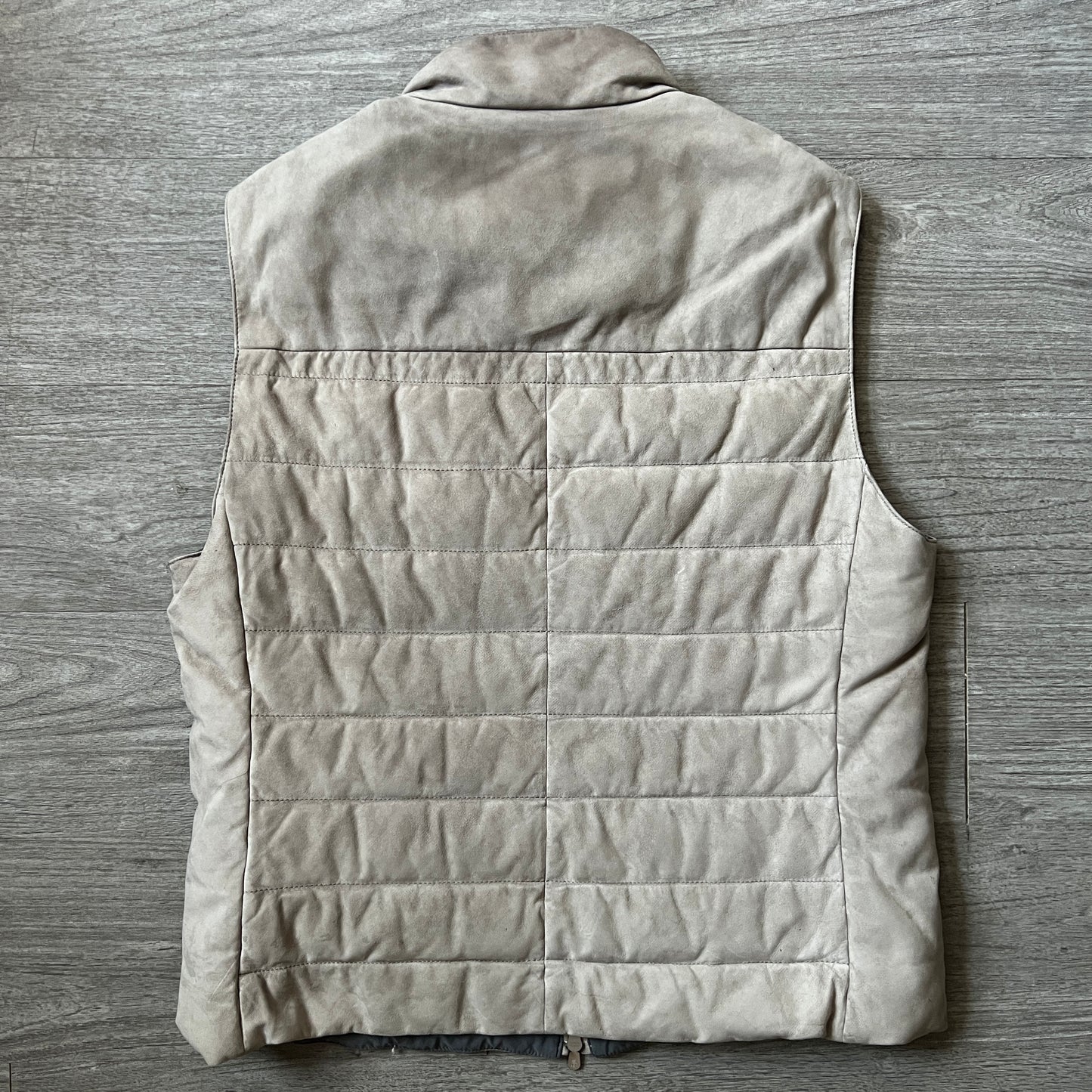 Brunello Cucinelli Suede Down Vest