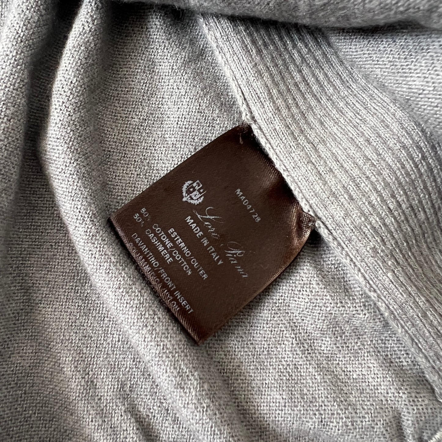 Loro Piana Cashmere Zip Hoodie