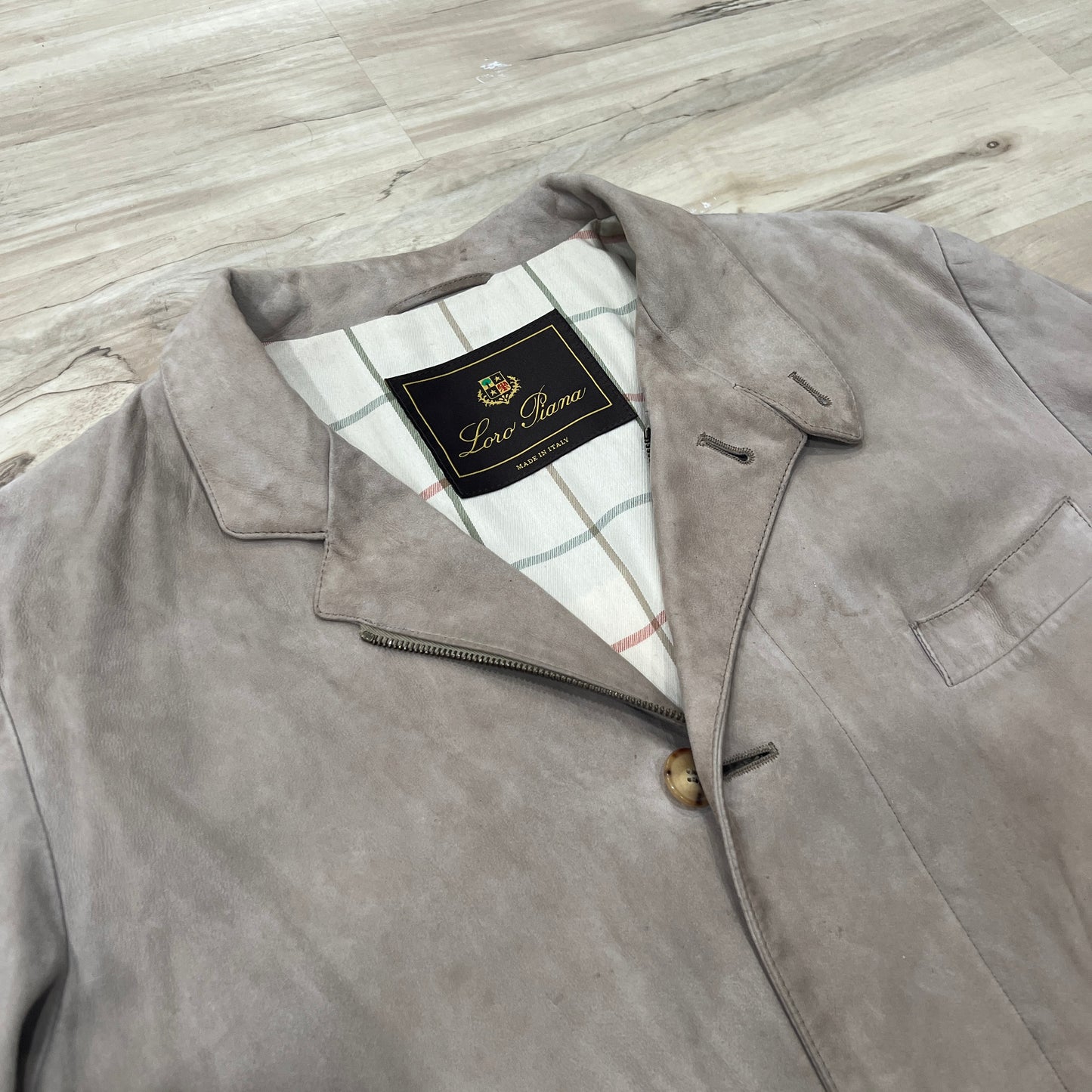 Loro Piana Suede Roadster Jacket