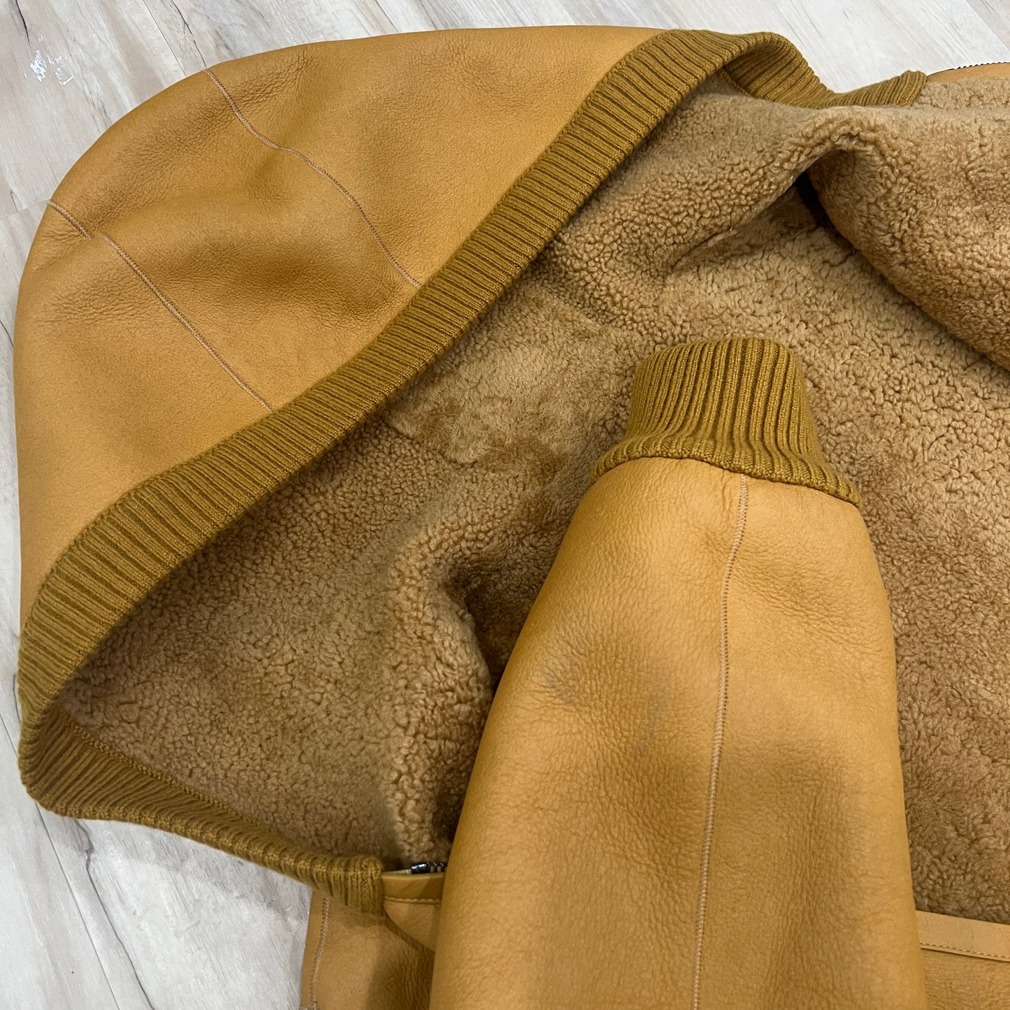 Loro Piana Shearling Hooded Jacket