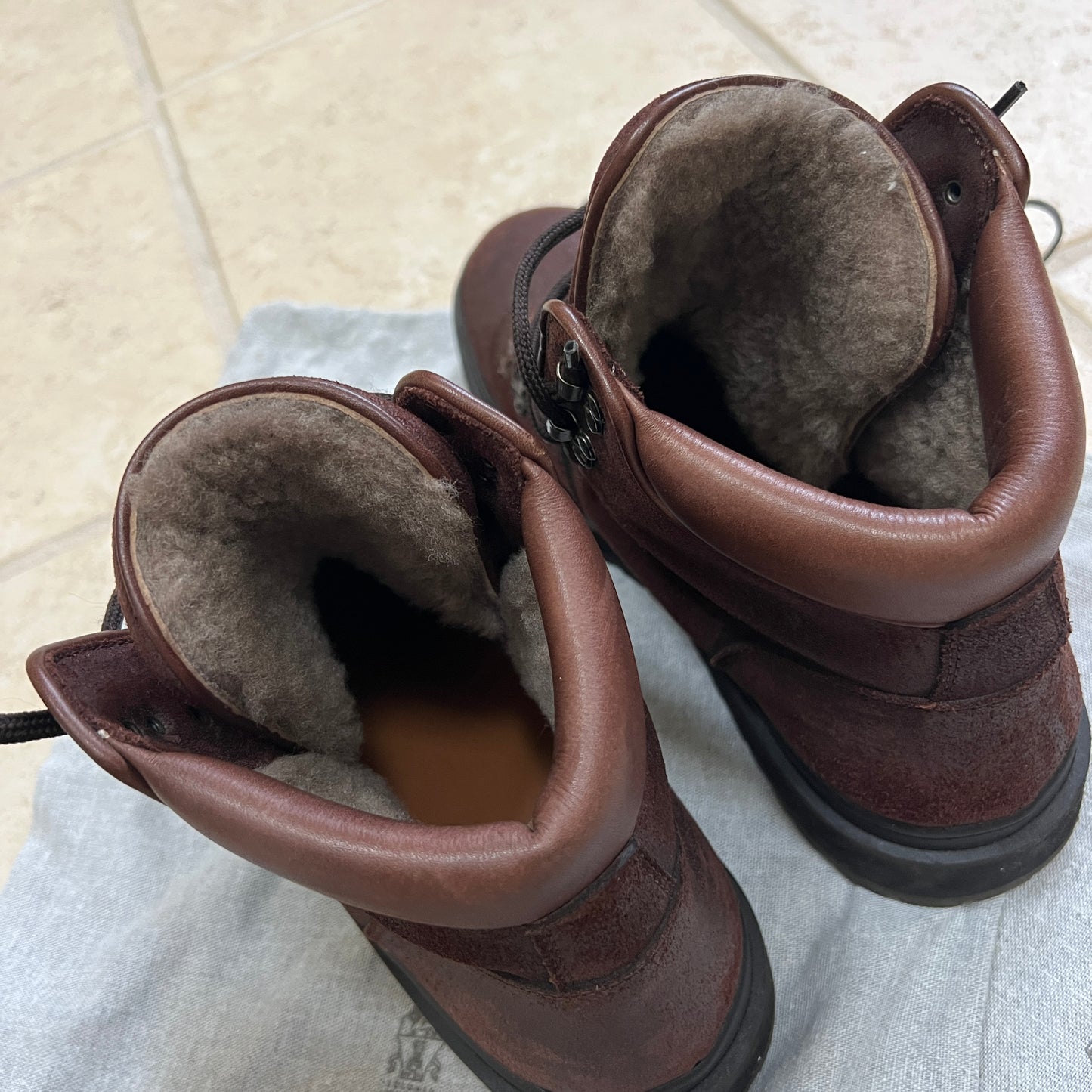 Brunello Cucinelli Shearling Winter Boots