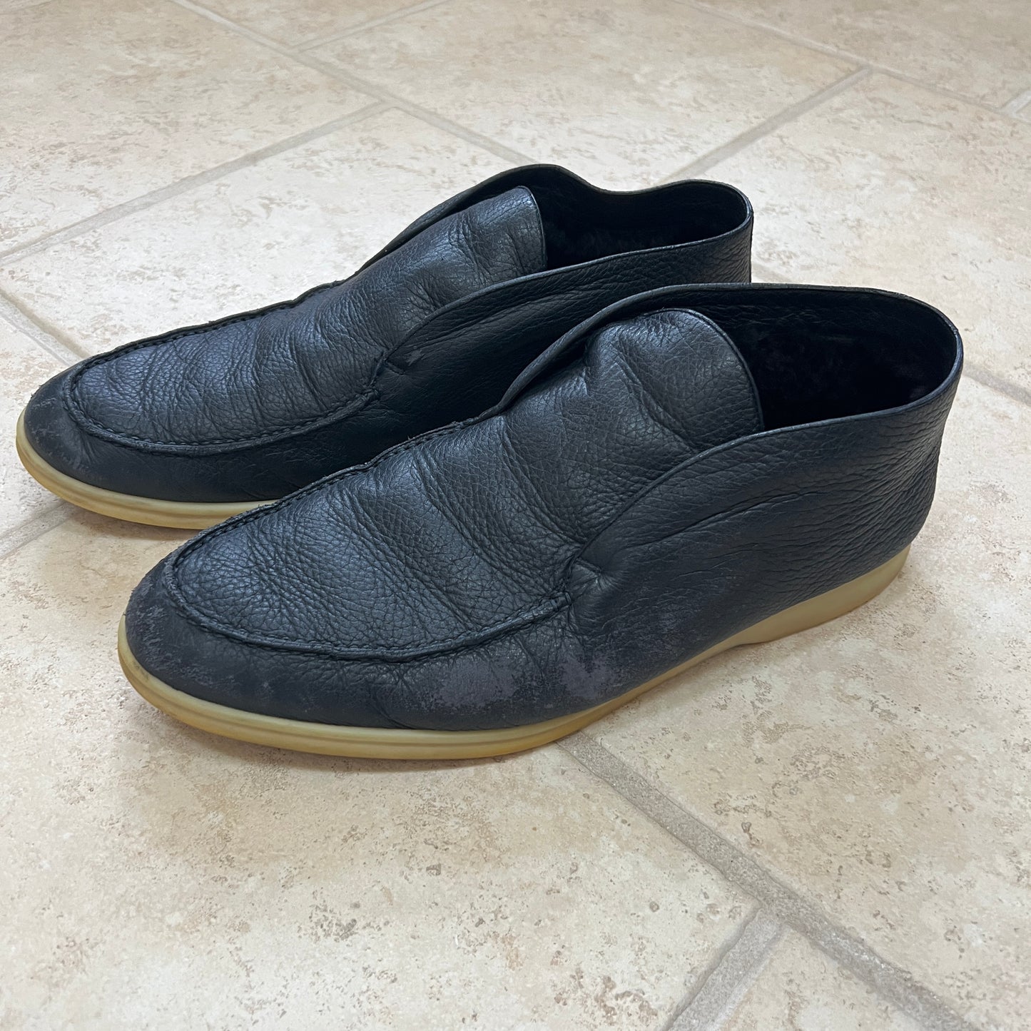 Loro Piana Castorino Fur Lined Open Walk Boots