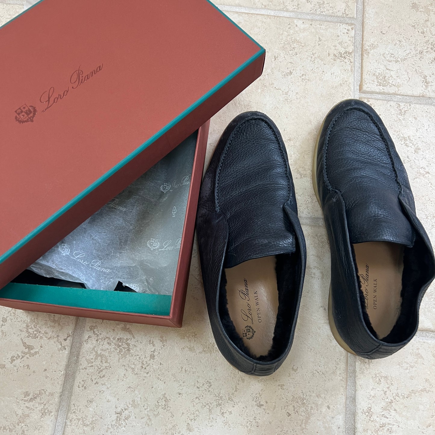 Loro Piana Castorino Fur Lined Open Walk Boots