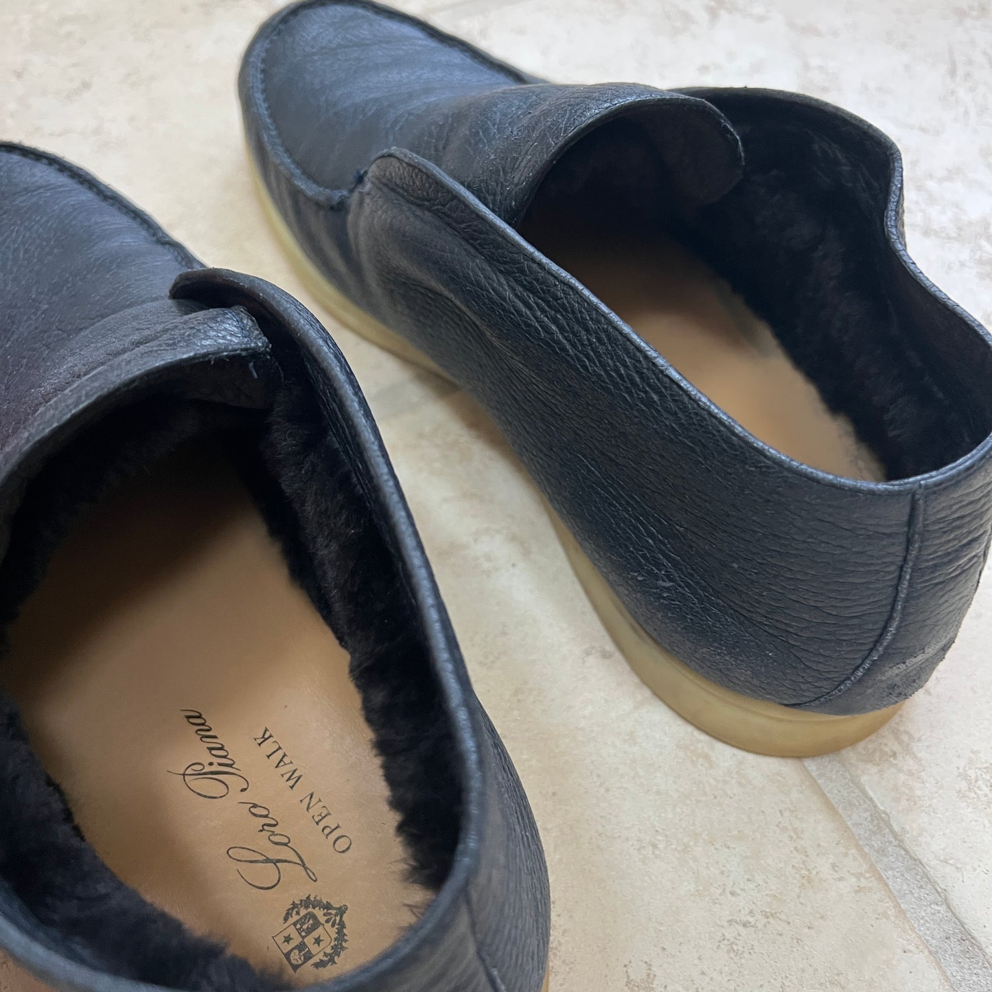 Loro Piana Castorino Fur Lined Open Walk Boots