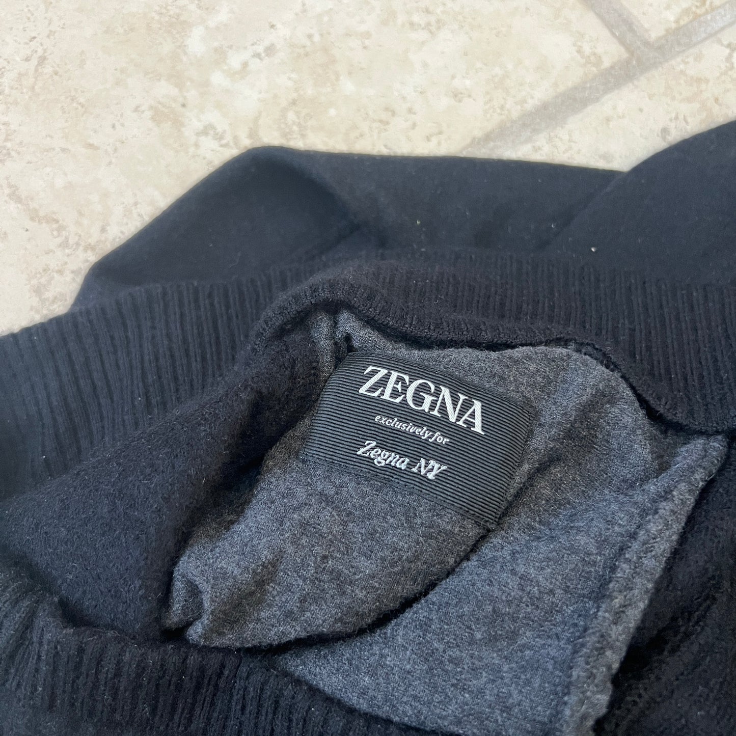 Zegna Cashmere Melange Joggers