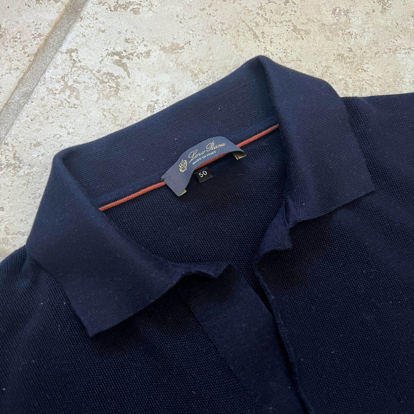 Loro Piana Silk Pique Polo Shirt