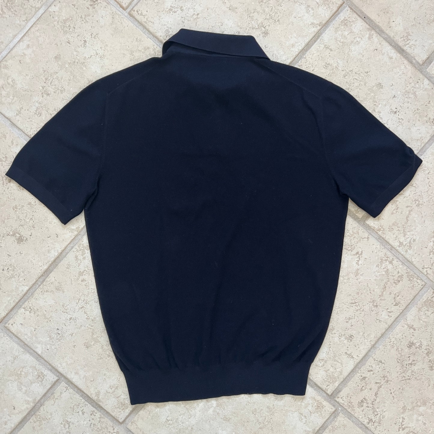 Loro Piana Silk Pique Polo Shirt