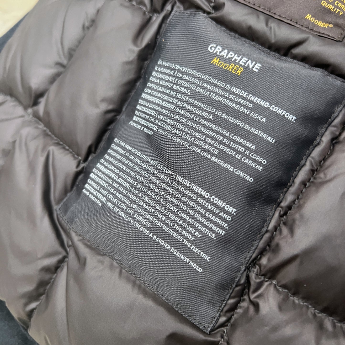 MooReR Cashmere Beaver Fur Down Jacket