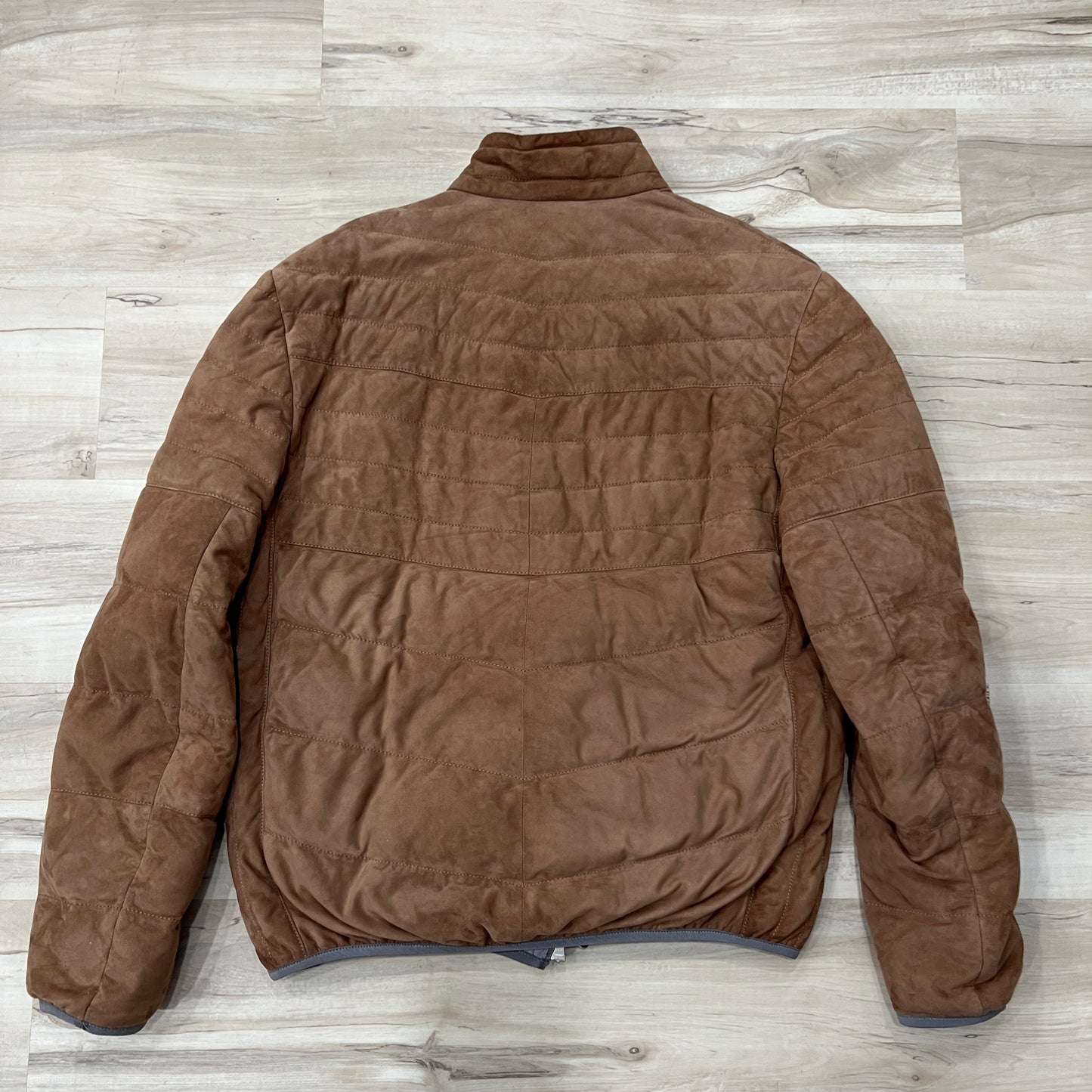 Brunello Cucinelli Suede Down Jacket