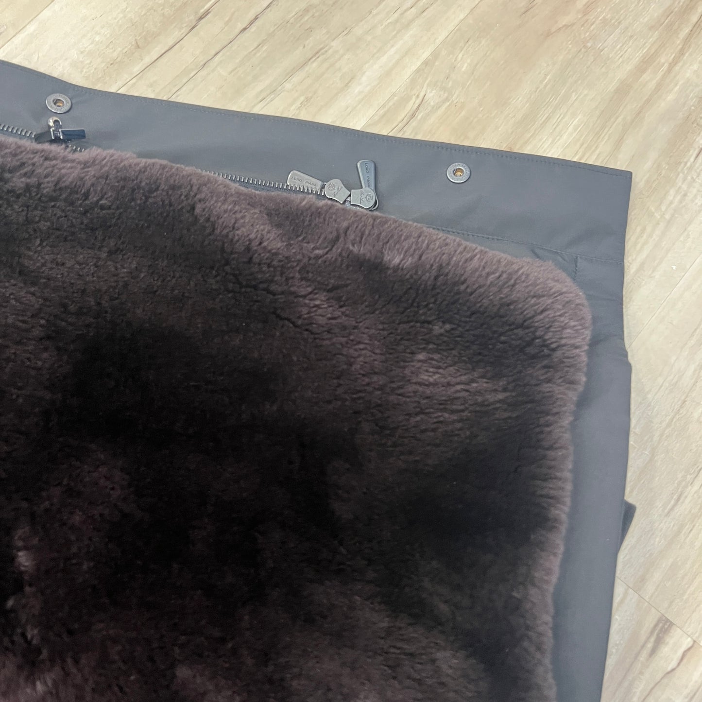 Loro Piana Castorino Fur Lined Traveller Coat