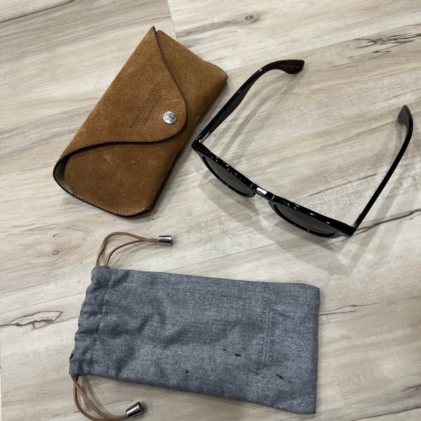 Brunello Cucinelli Buffalo Horn Sunglasses