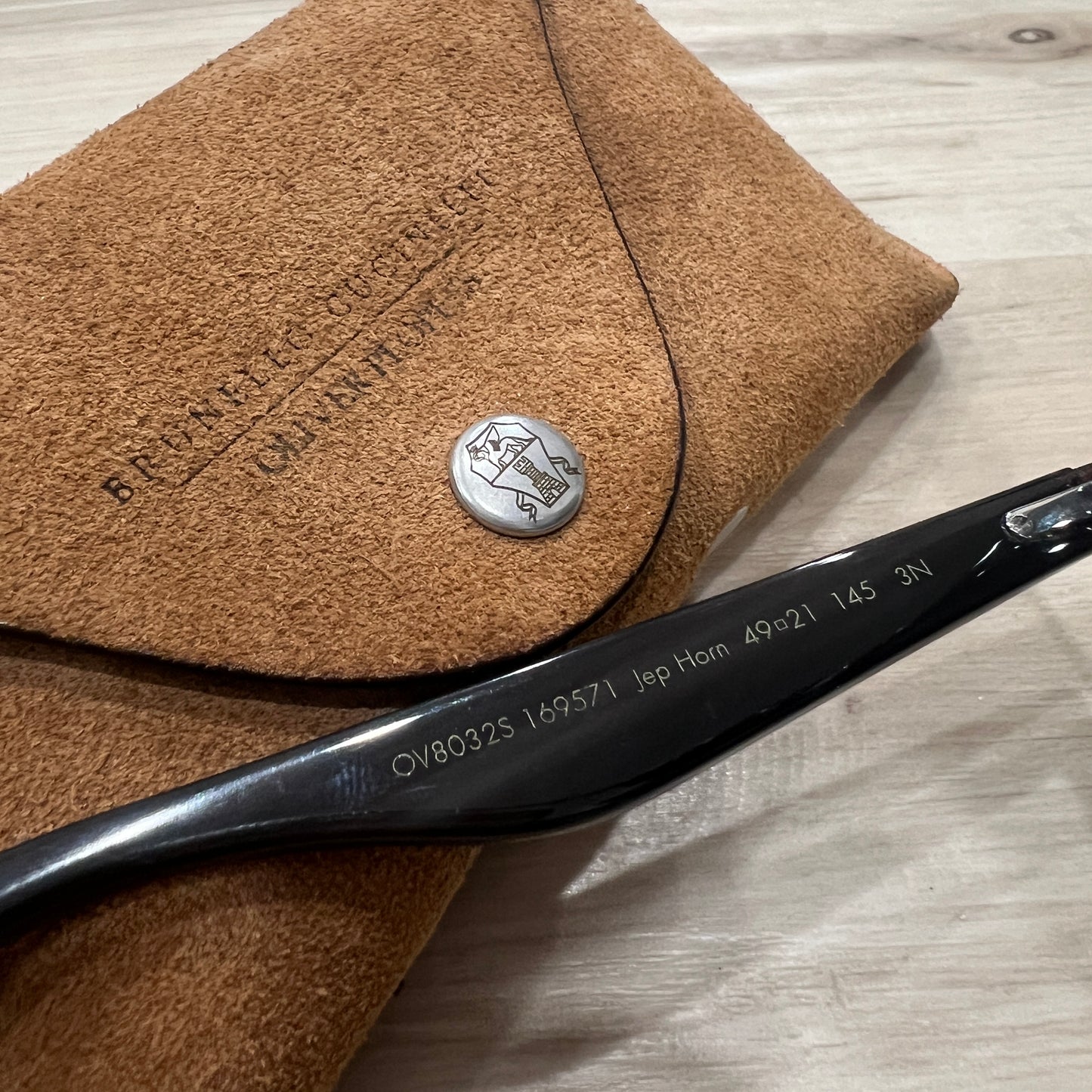 Brunello Cucinelli Buffalo Horn Sunglasses