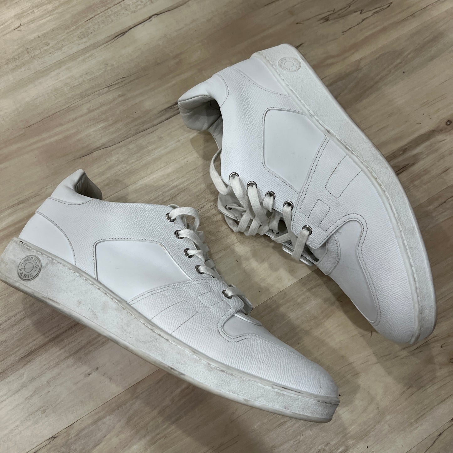 Hermes “Free” Leather Sneakers