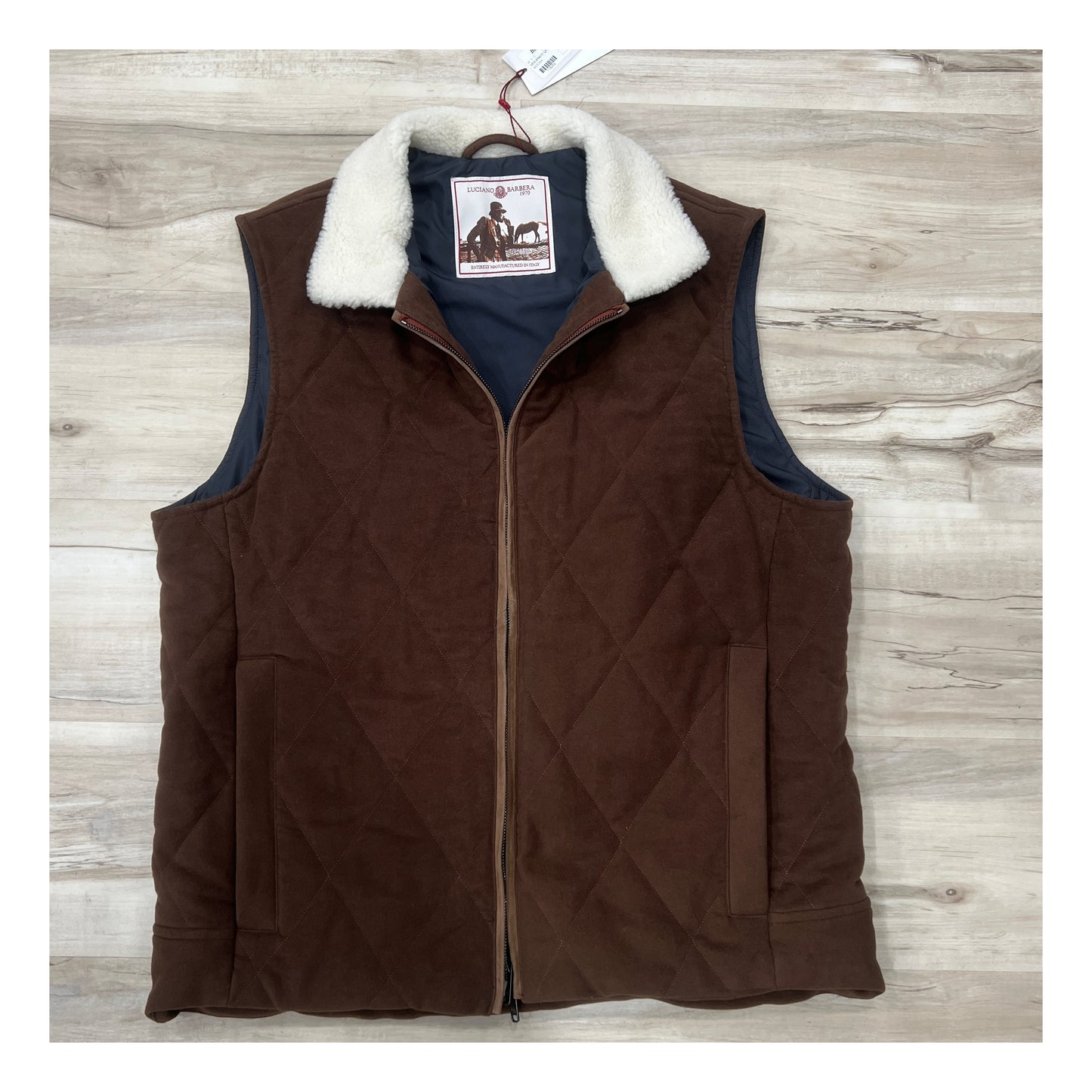 Luciano Barbera Shearling Trimmed Vest