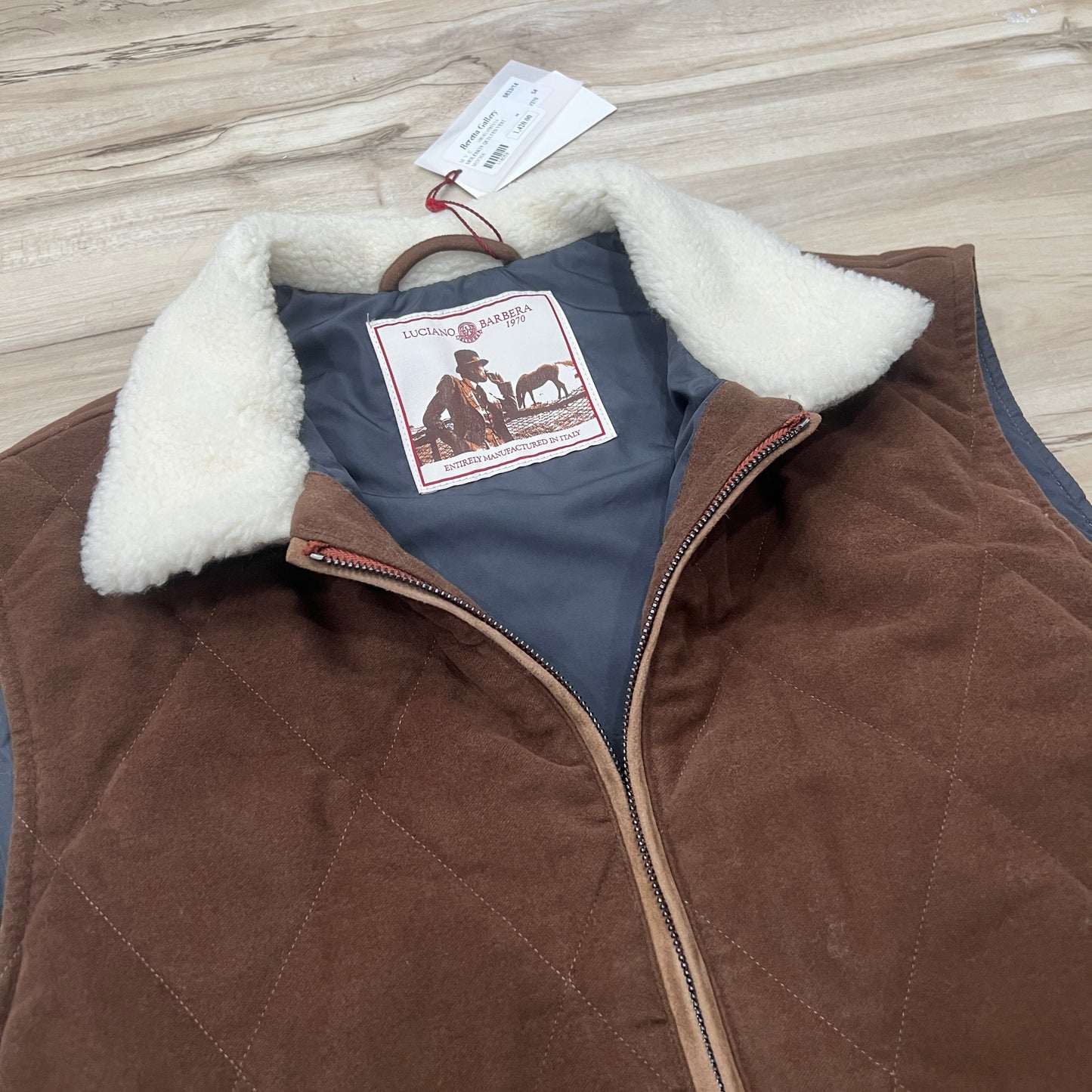 Luciano Barbera Shearling Trimmed Vest