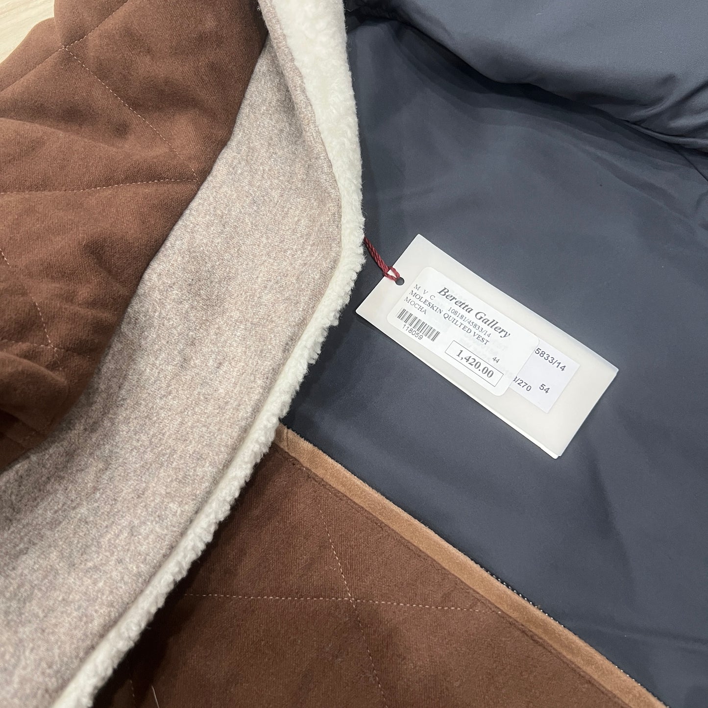 Luciano Barbera Shearling Trimmed Vest