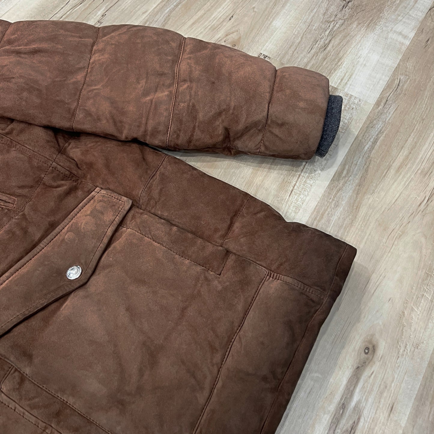 Brunello Cucinelli Suede Down Parka