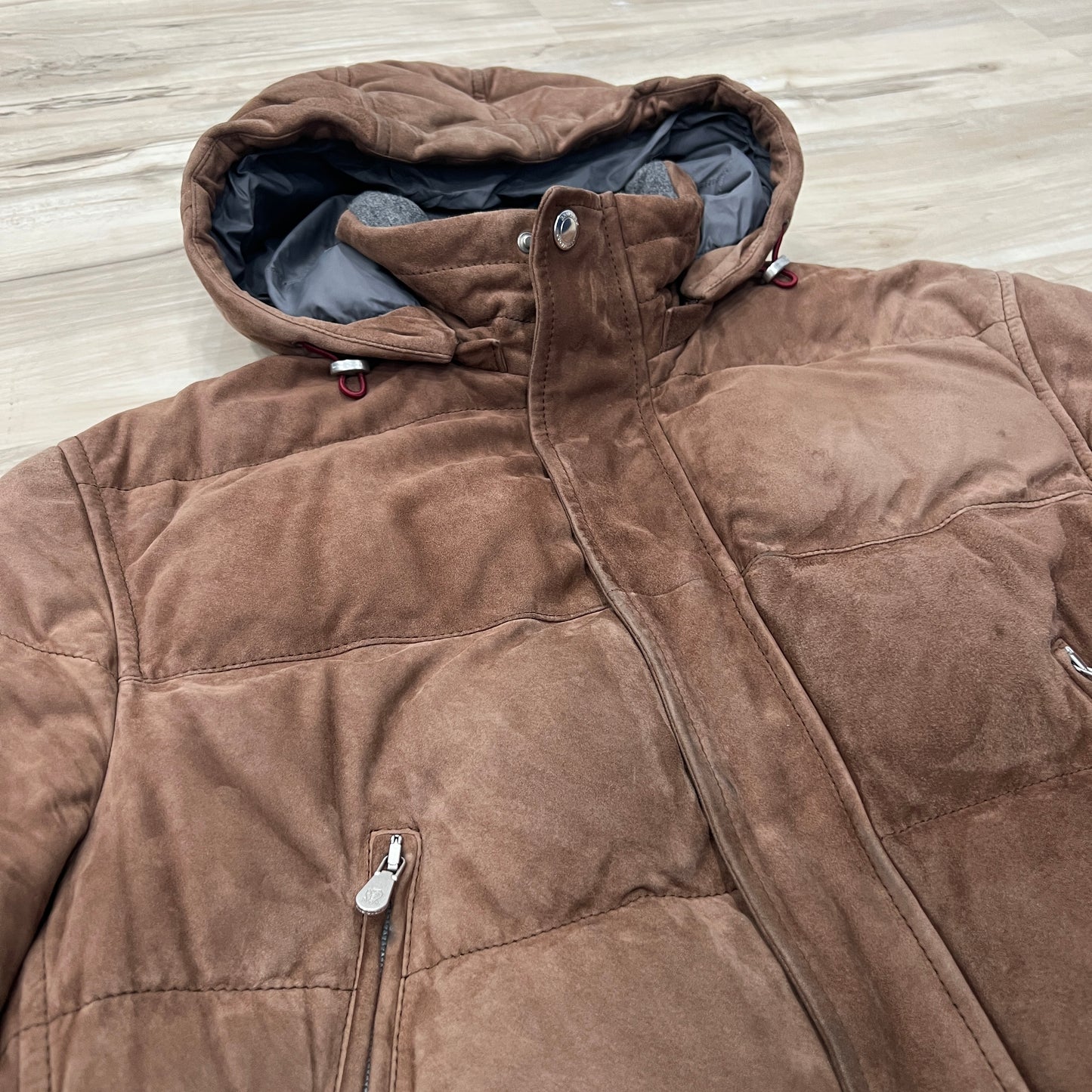 Brunello Cucinelli Suede Down Parka