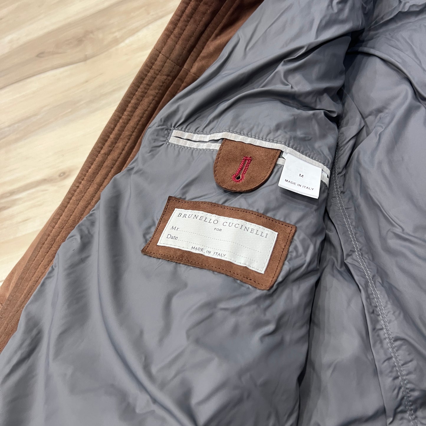 Brunello Cucinelli Suede Down Parka