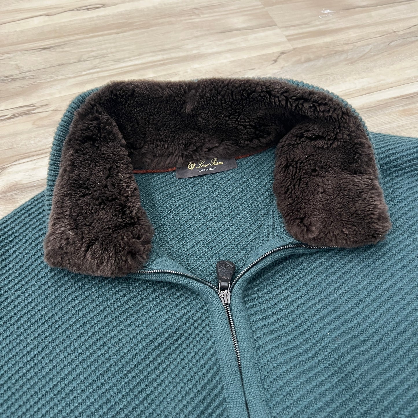 Loro Piana Castorino Fur Cashmere Sweater