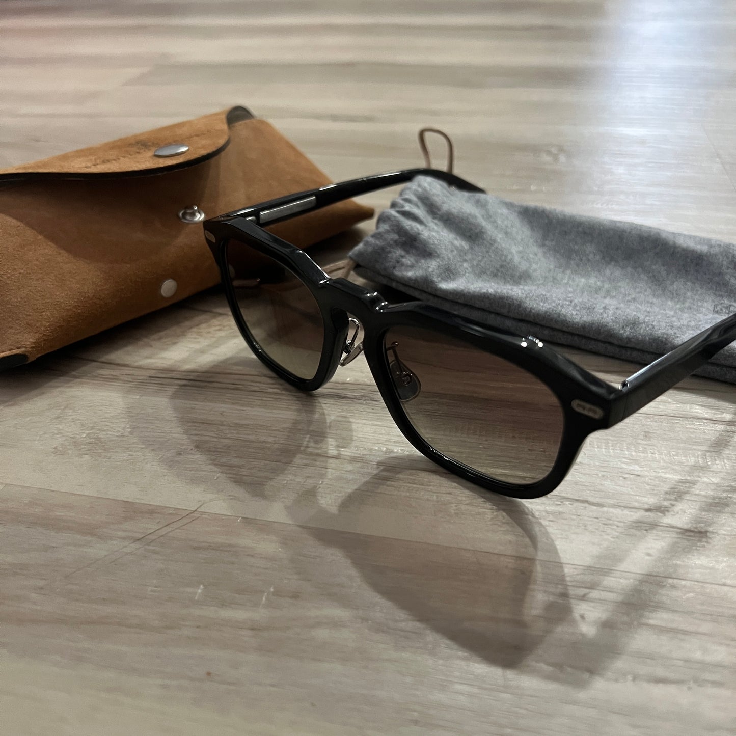 Brunello Cucinelli Buffalo Horn Meridian Sunglasses