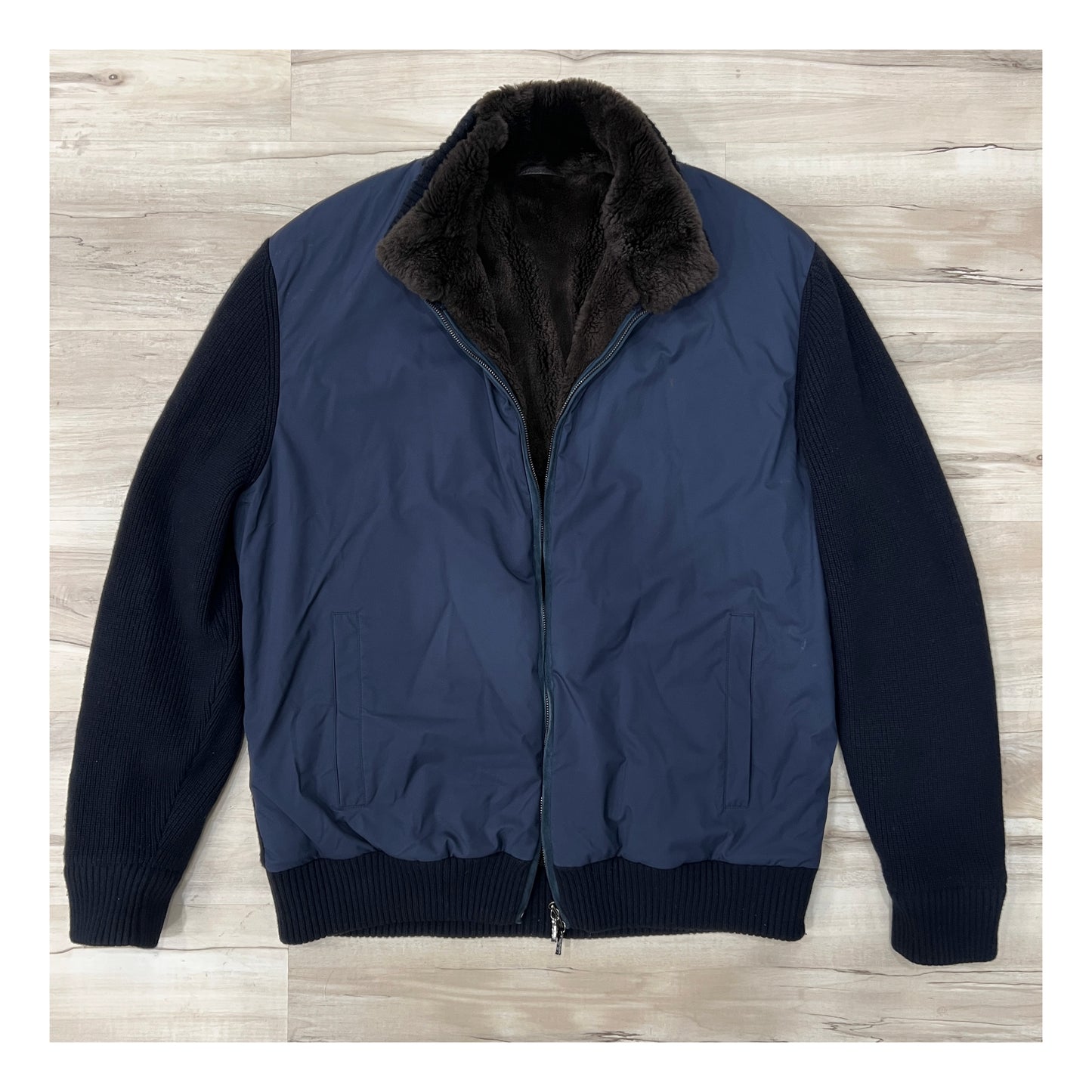 Loro Piana Castorino Fur Cashmere Jacket