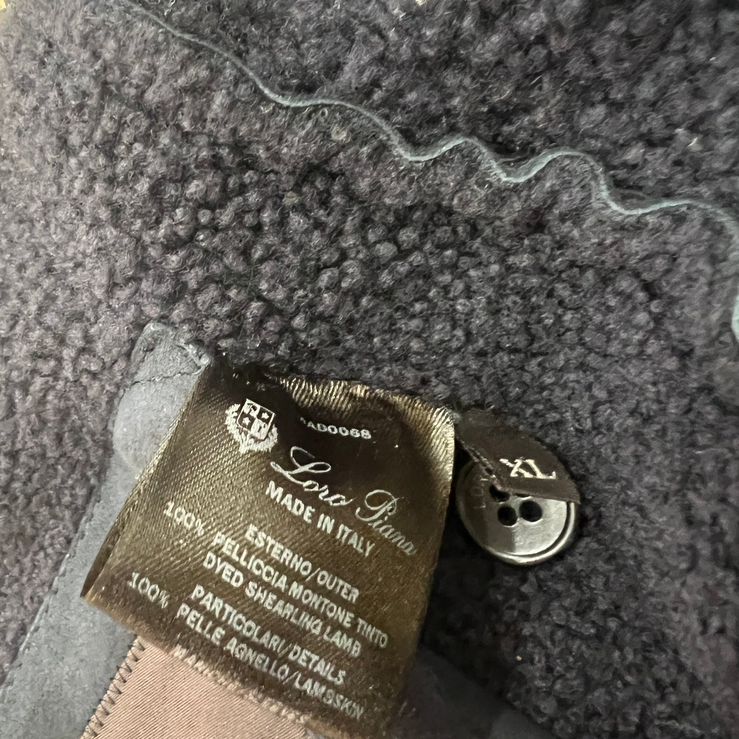 Loro Piana Shearling Cashmere Bomber Jacket