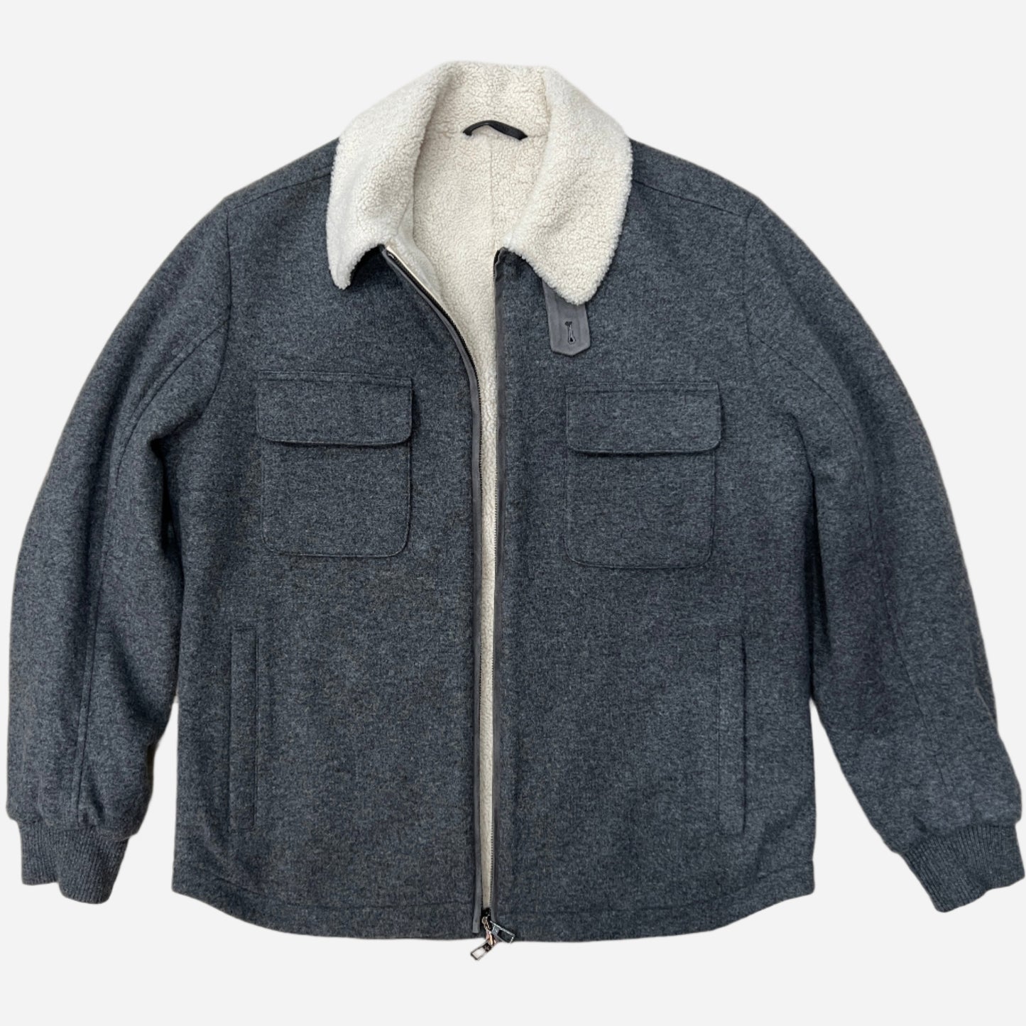 Loro Piana Shearling Lined Cashmere Jacket