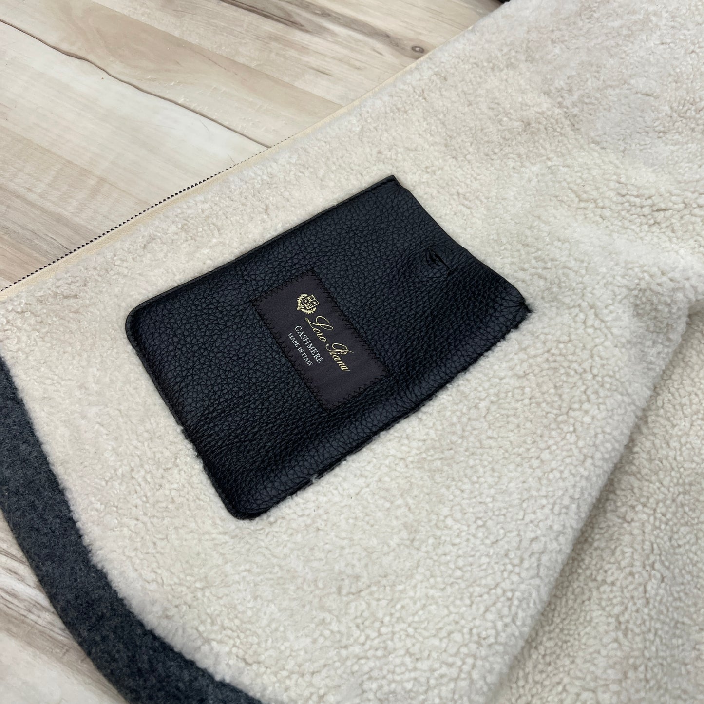 Loro Piana Shearling Lined Cashmere Jacket
