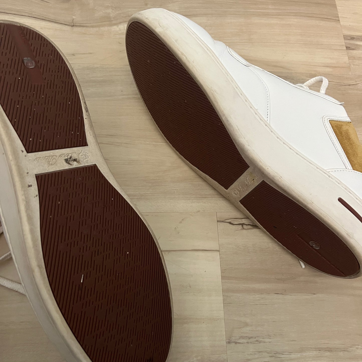 Loro Piana Newport Walk Deerskin Sneakers
