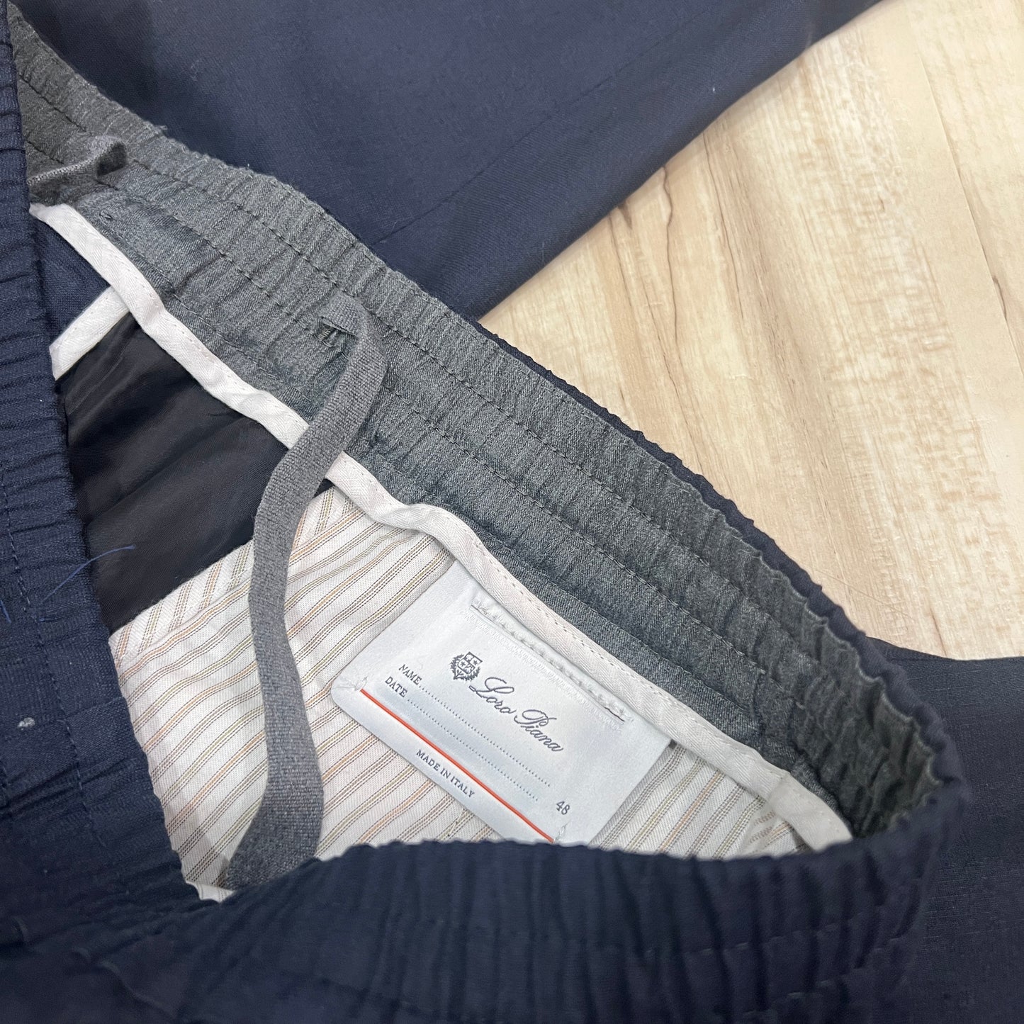 Loro Piana Linen Elastic Pants