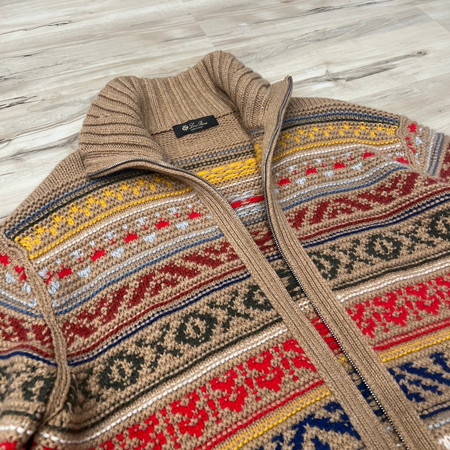 Loro Piana Cashmere “Bernina” Knit Jacket