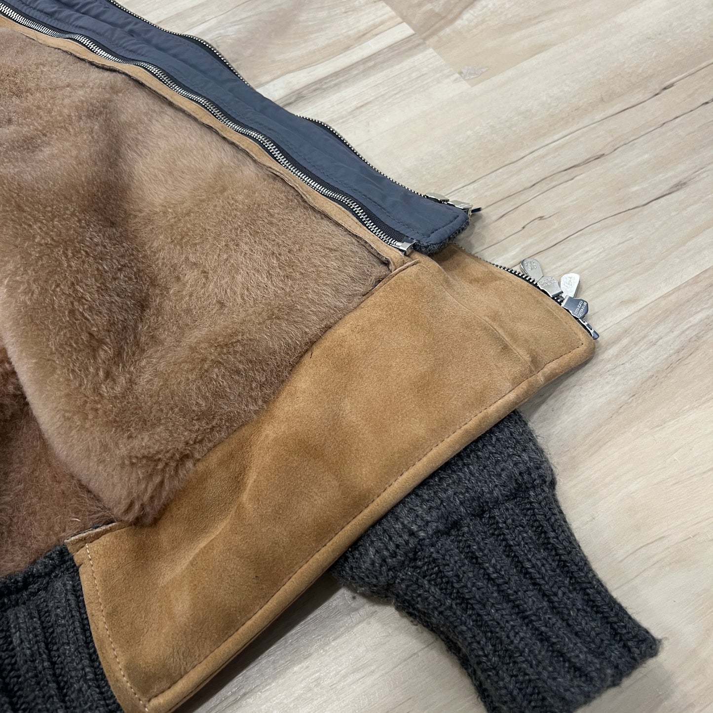 Brunello Cucinelli Shearling Cashmere Hooded Jacket