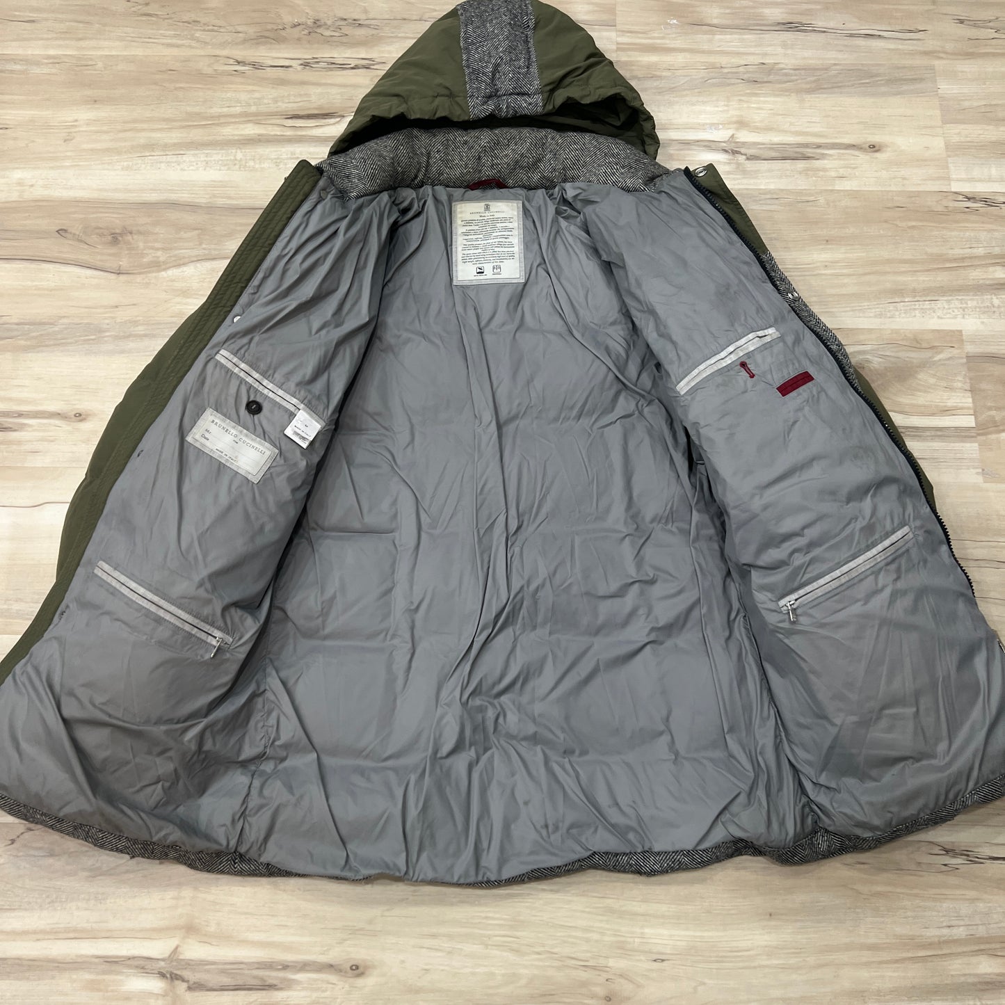 Brunello Cucinelli Wool Down Parka