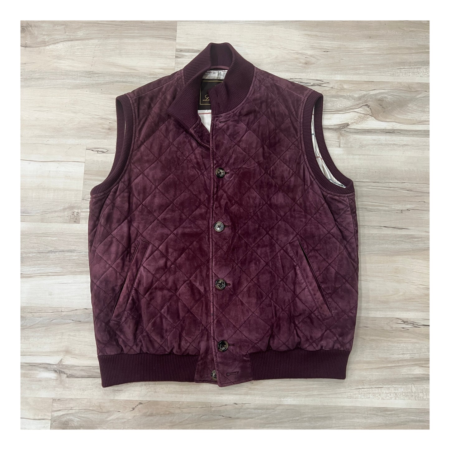 Loro Piana Suede Carry Gilet Vest