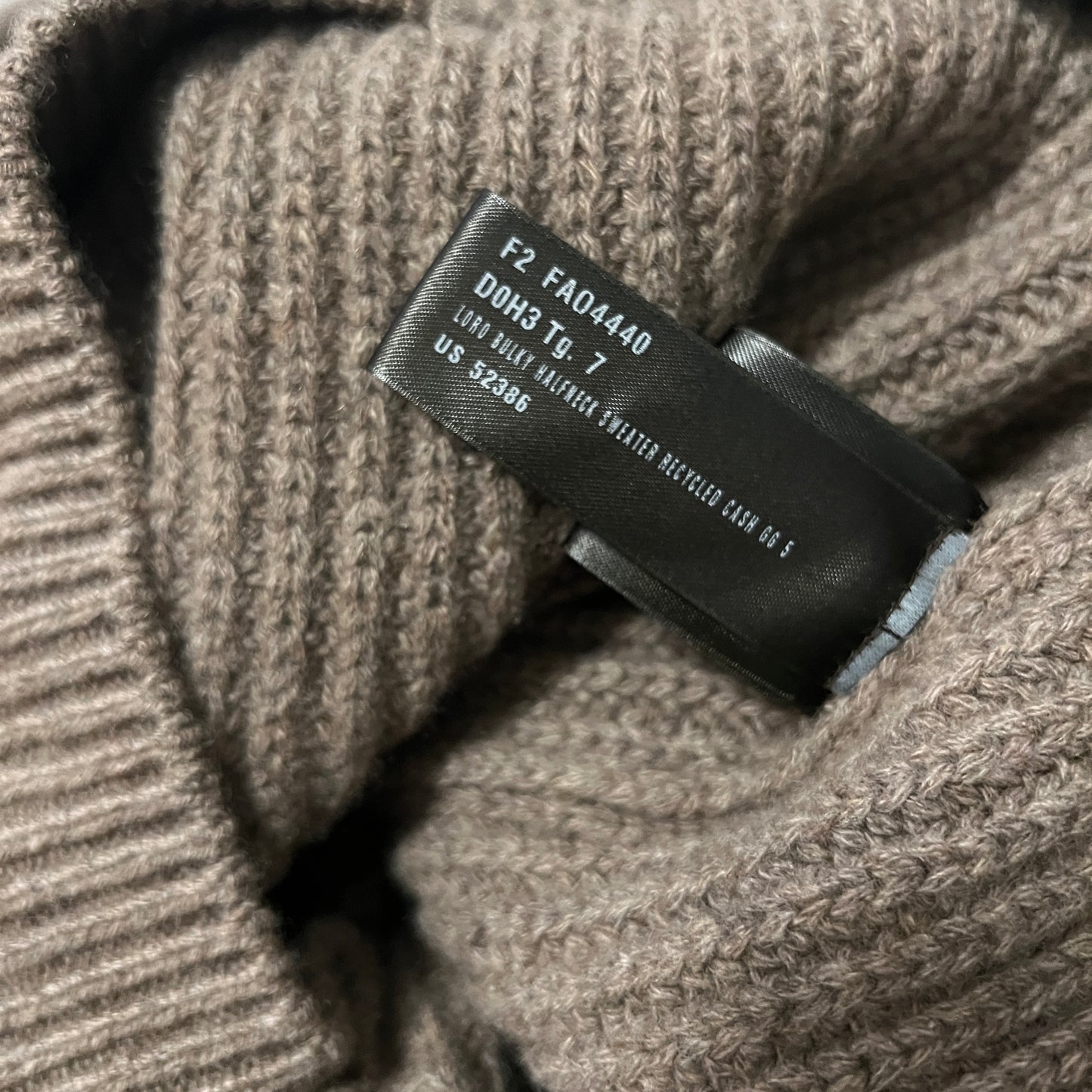 Loro Piana Cashmere Bulky Halfneck Sweater