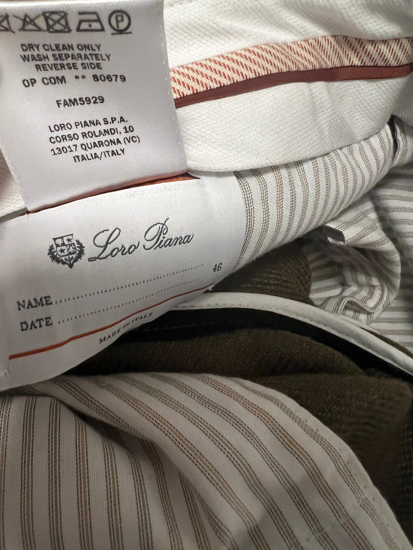 Loro Piana Cashmere / Alpaca City Two Pince trousers