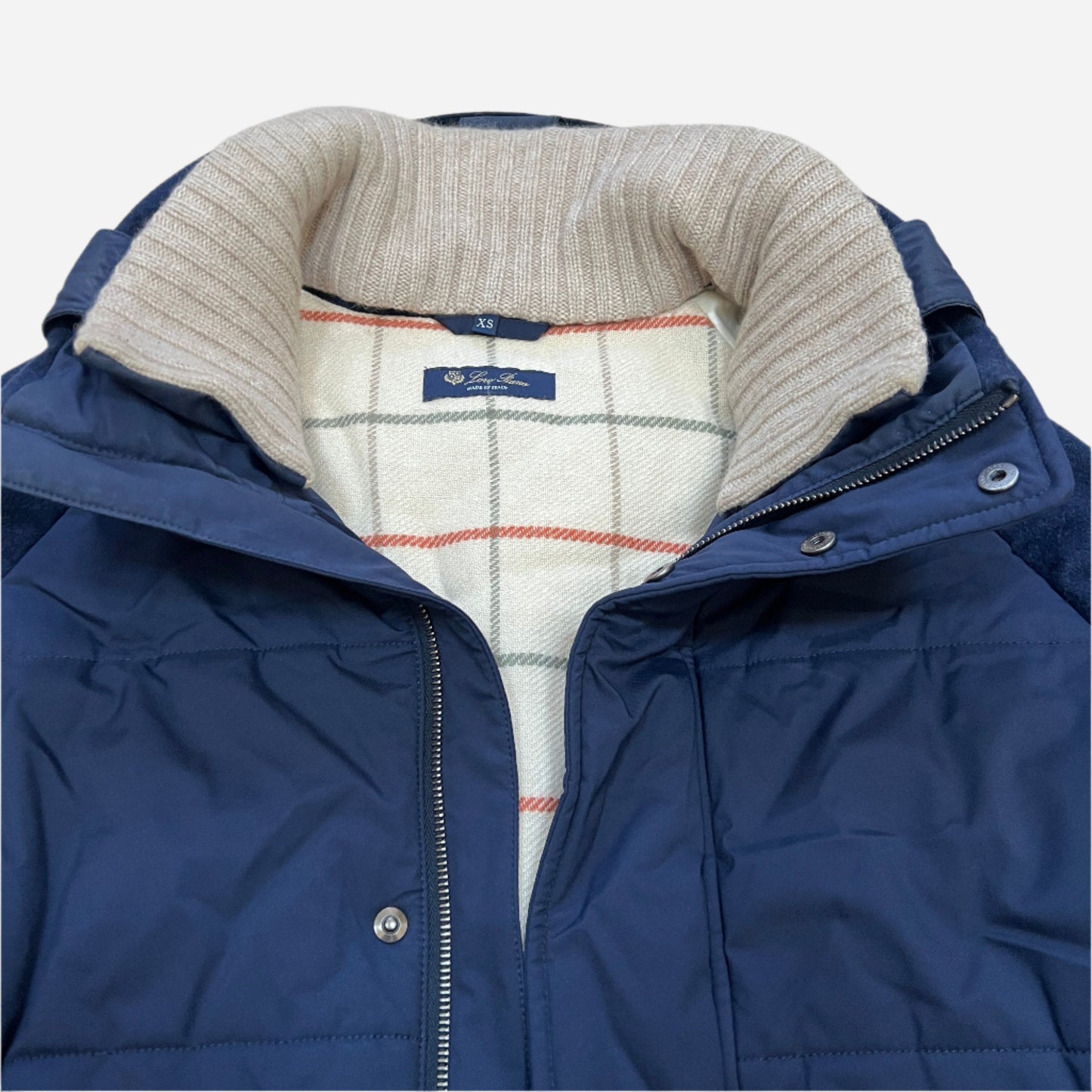 Loro Piana Cashmere Icer Bomber Jacket