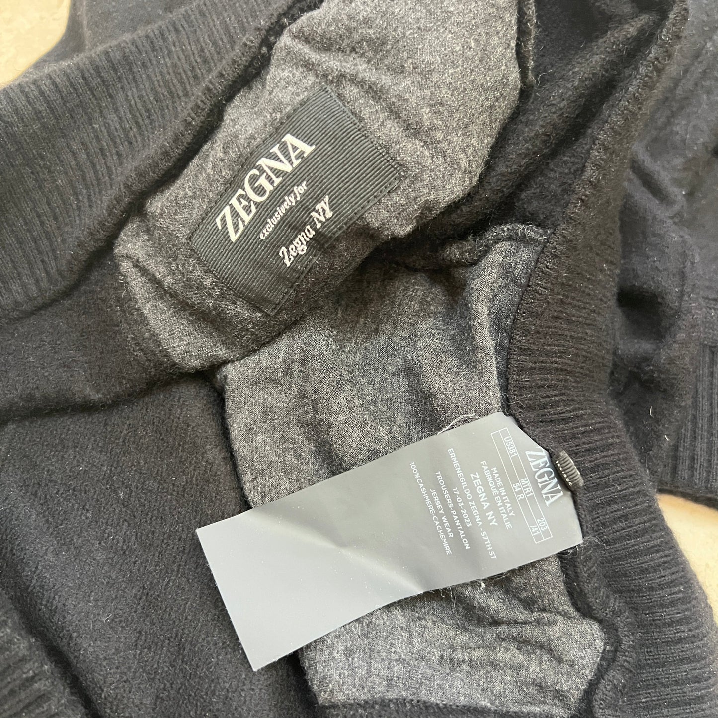 Zegna Cashmere Melange Joggers