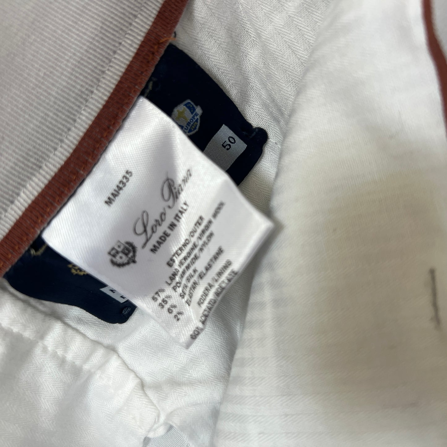 Loro Piana Wool Ryder Cup Trousers
