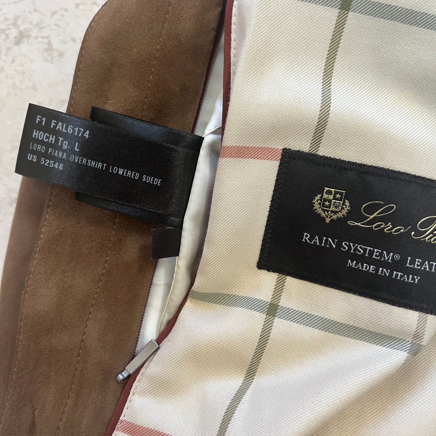 Loro Piana Suede Overshirt Jacket