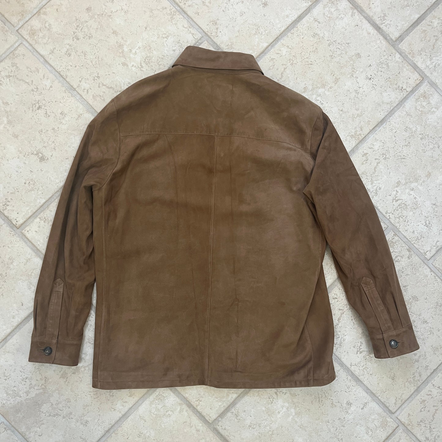 Loro Piana Suede Overshirt Jacket