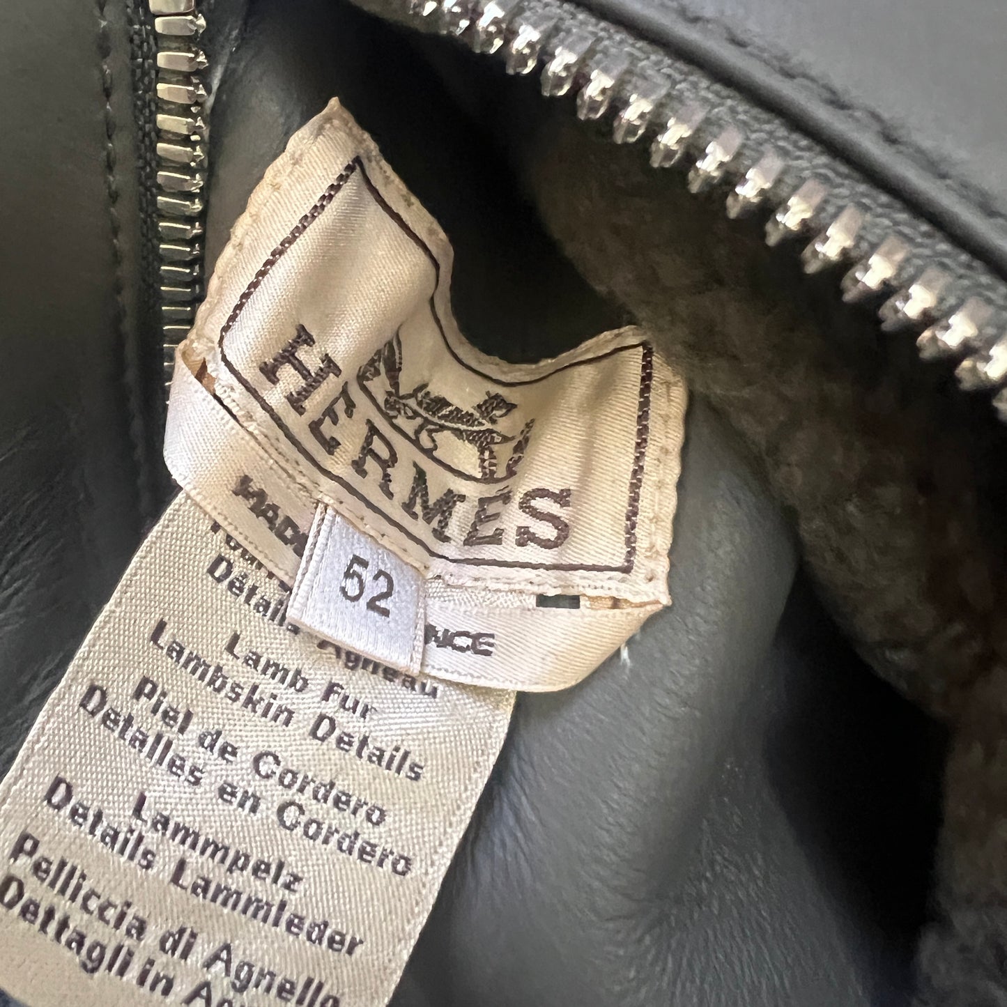 Hermes Reversible Shearling Bomber Jacket (FW 2020 Runway)